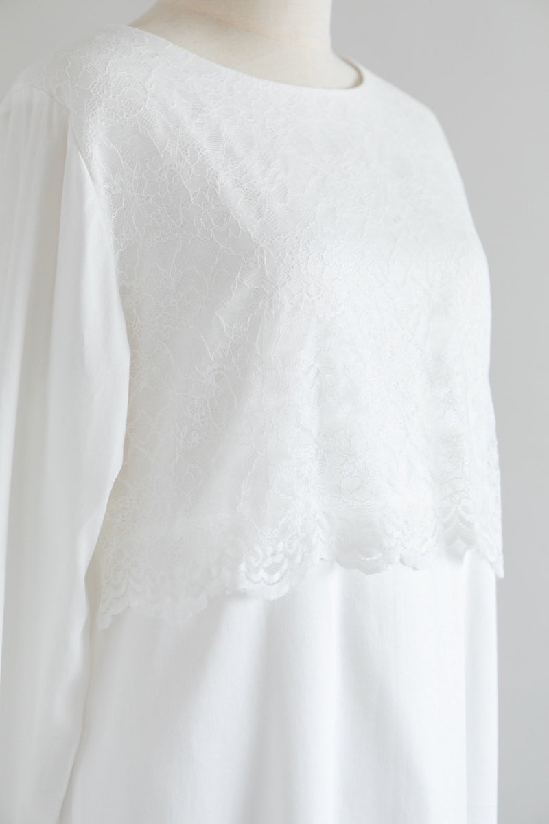 Half  lace-dress[ハーフレースドレス]