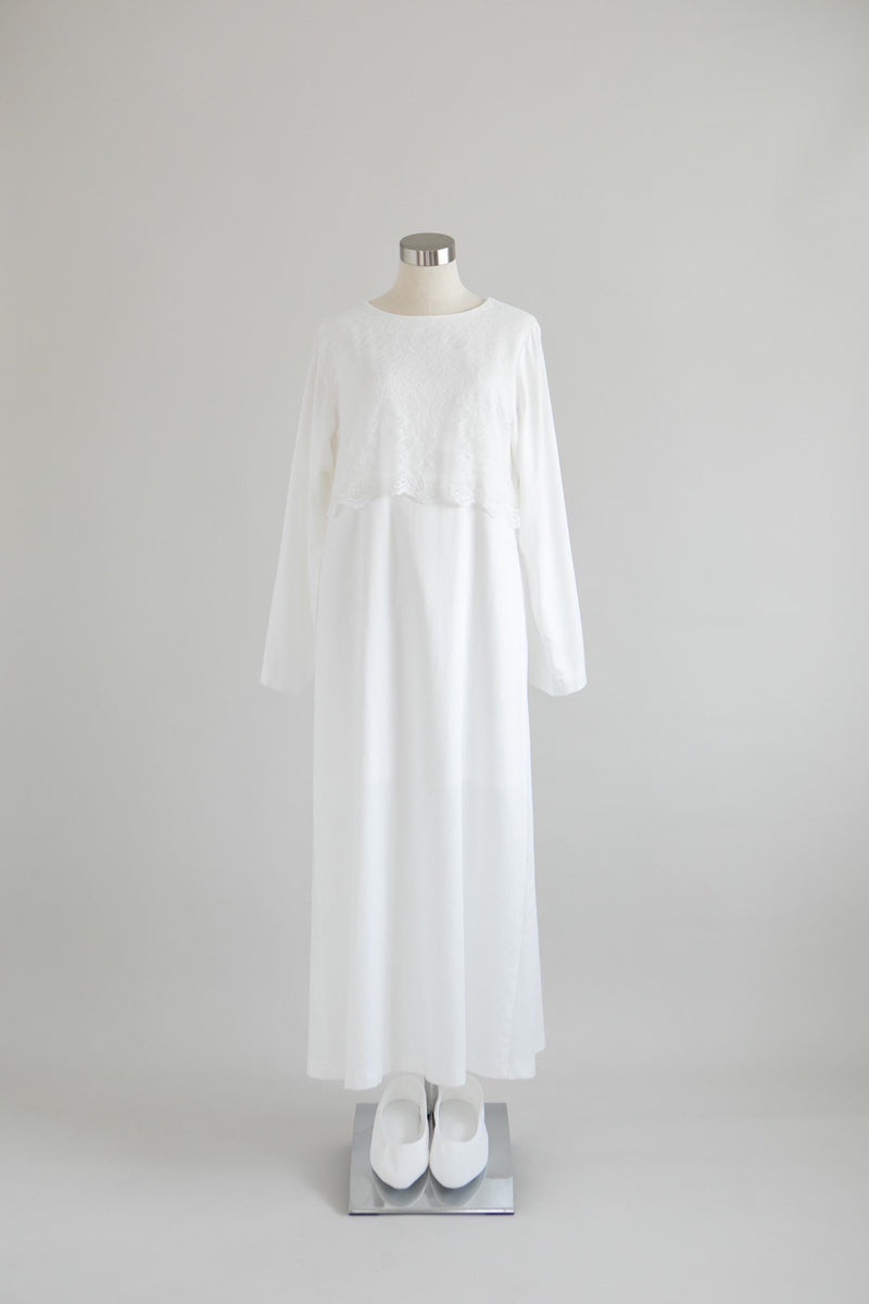 Half  lace-dress[ハーフレースドレス]